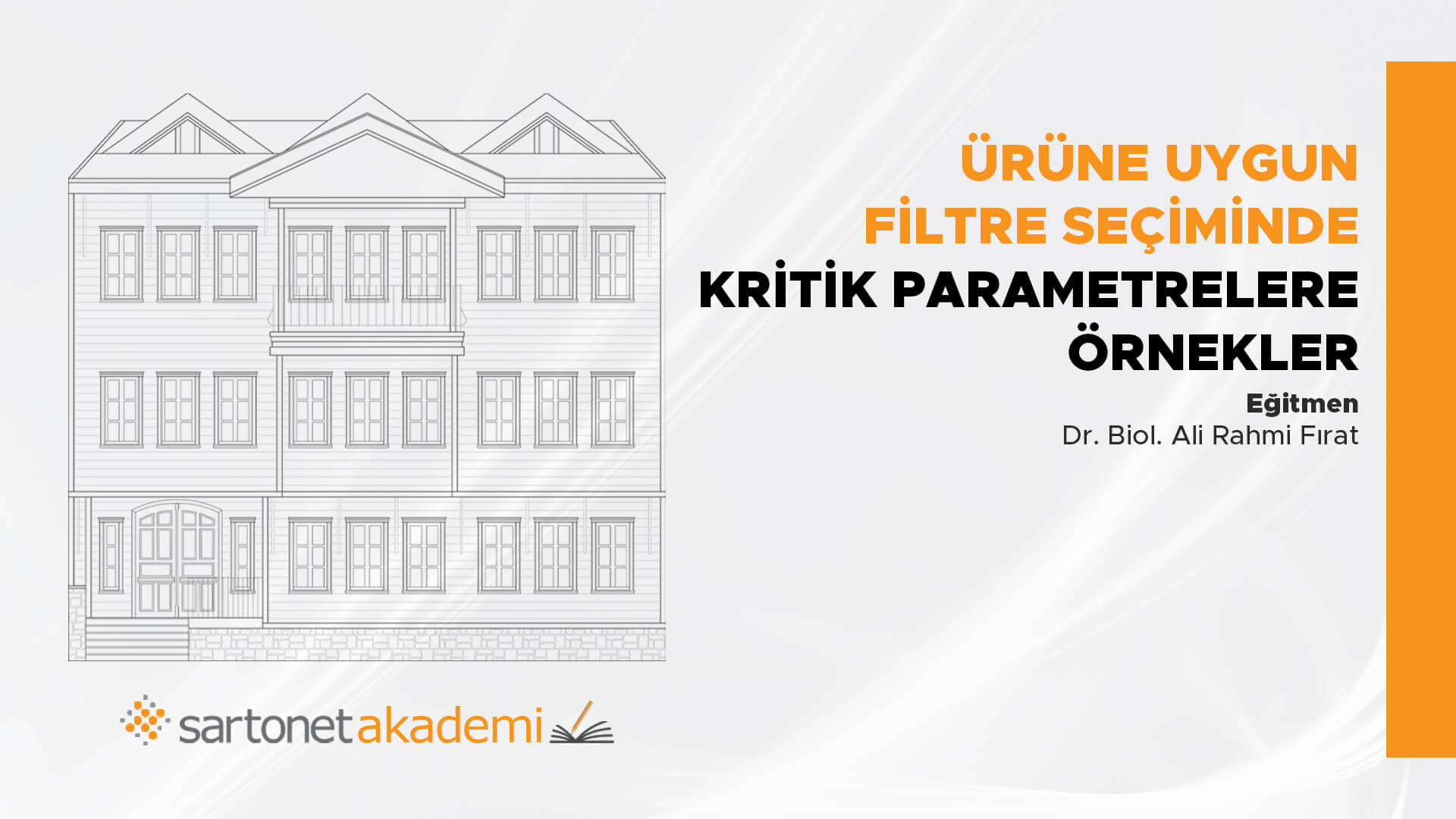 Ürüne Uygun Filtre Seçiminde Kritik Parametrelere Örnekler